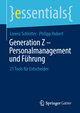 Generation Z - Personalmanagement und Führung