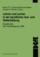 Lehren und Lernen in der beruflichen Aus- und Weiterbildung