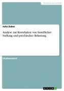 Analyse zur Korrelation von beruflicher Stellung und psychischer Belastung