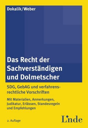 Das Recht der Sachverständigen und Dolmetscher