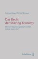 Das Recht der Sharing Economy