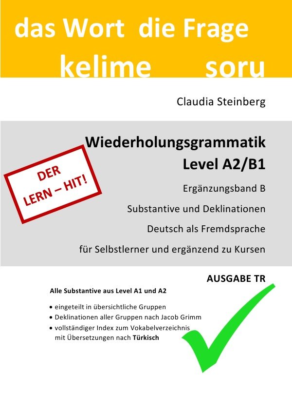 DaF - Wiederholungsgrammatik A2/B1 - Ergänzungsband B - Substantive und Deklinat