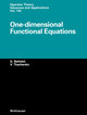 One-dimensional Functional Equations