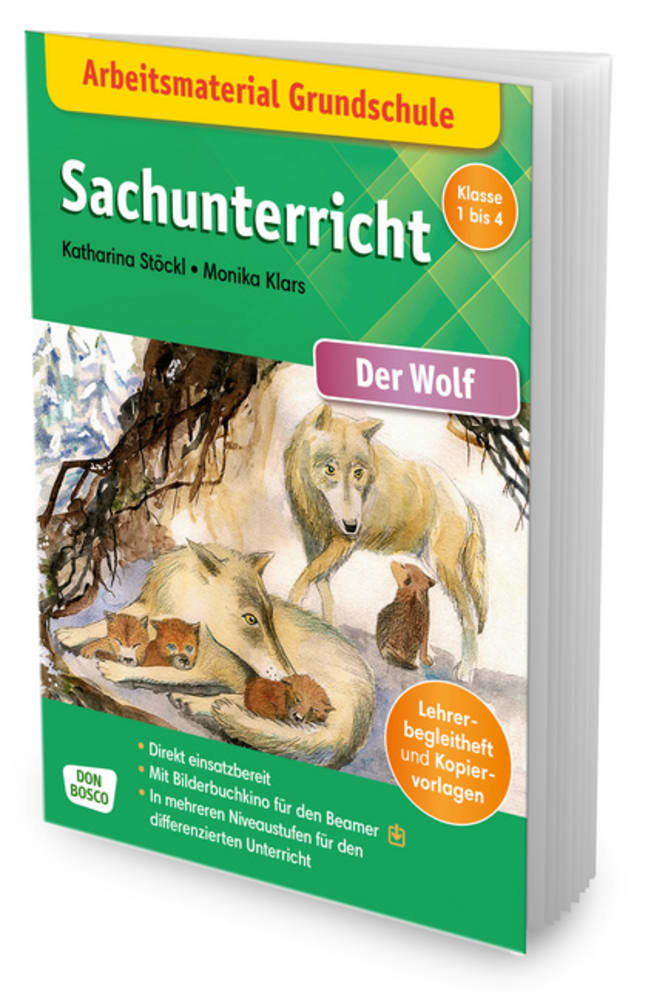 Arbeitsmaterial Grundschule. Sachunterricht. Der Wolf