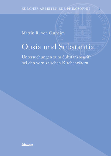 Ousia und Substantia