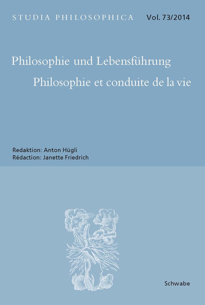 Philosophie und Lebensführung Philosophie et Conduite de la vie