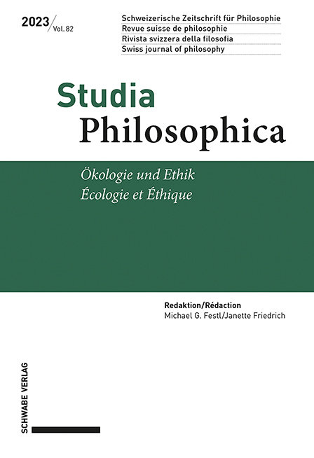 Ökologie und Ethik / Écologie et Éthique