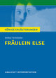 Königs Erläuterungen: Fräulein Else von Arthur Schnitzler