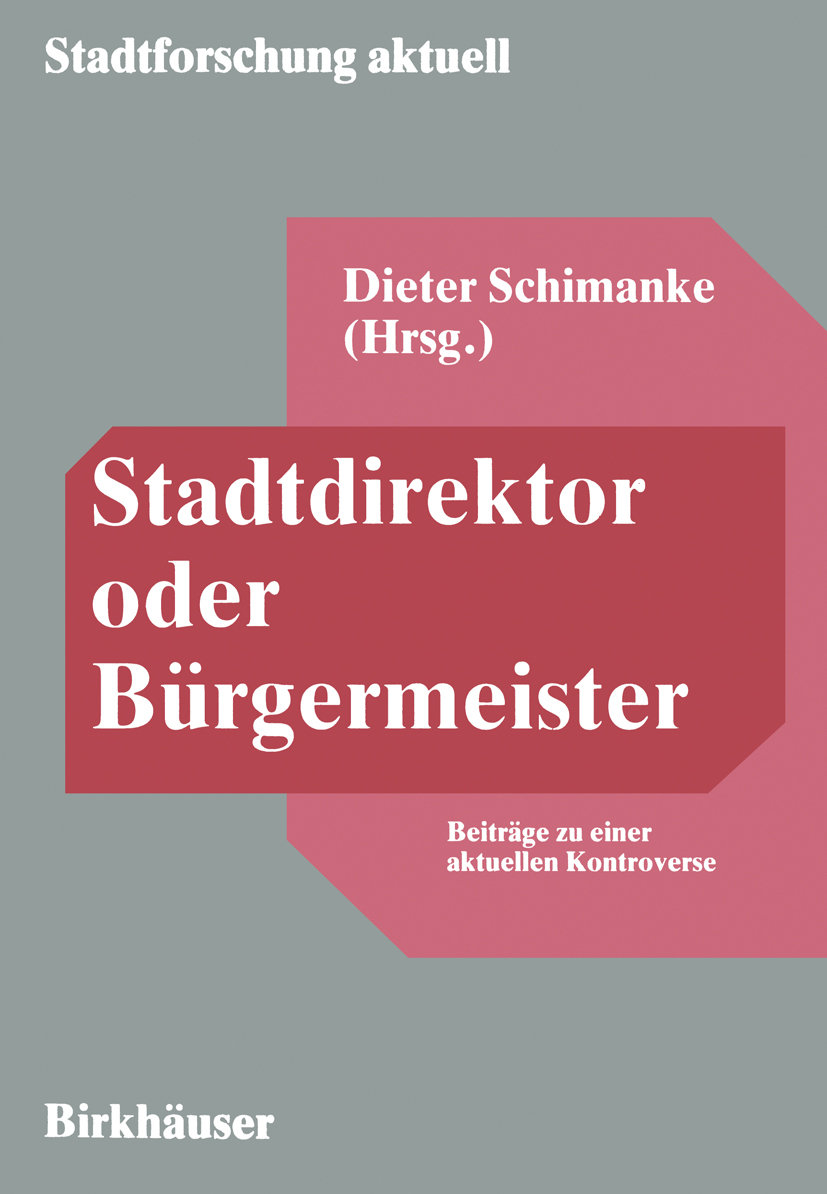 Stadtdirektor oder Bürgermeister