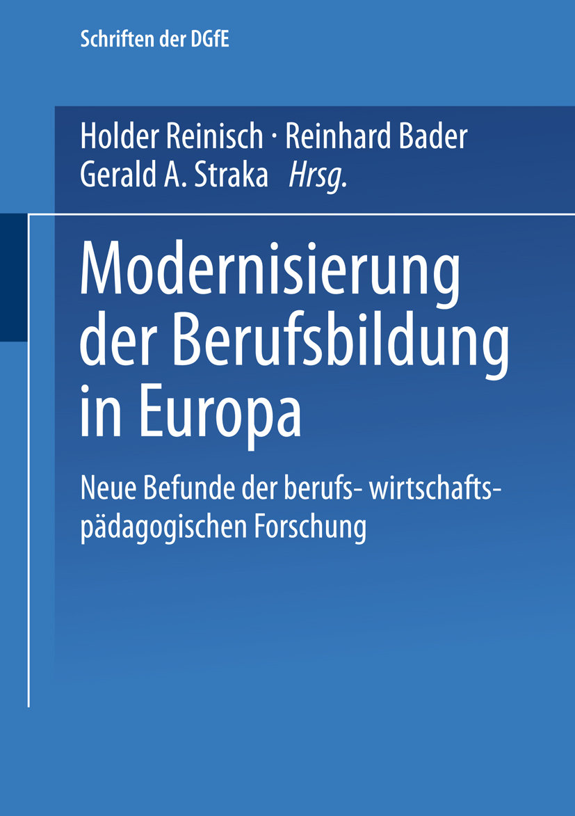 Modernisierung der Berufsbildung in Europa