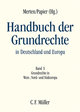 Handbuch der Grundrechte in Deutschland und Europa X