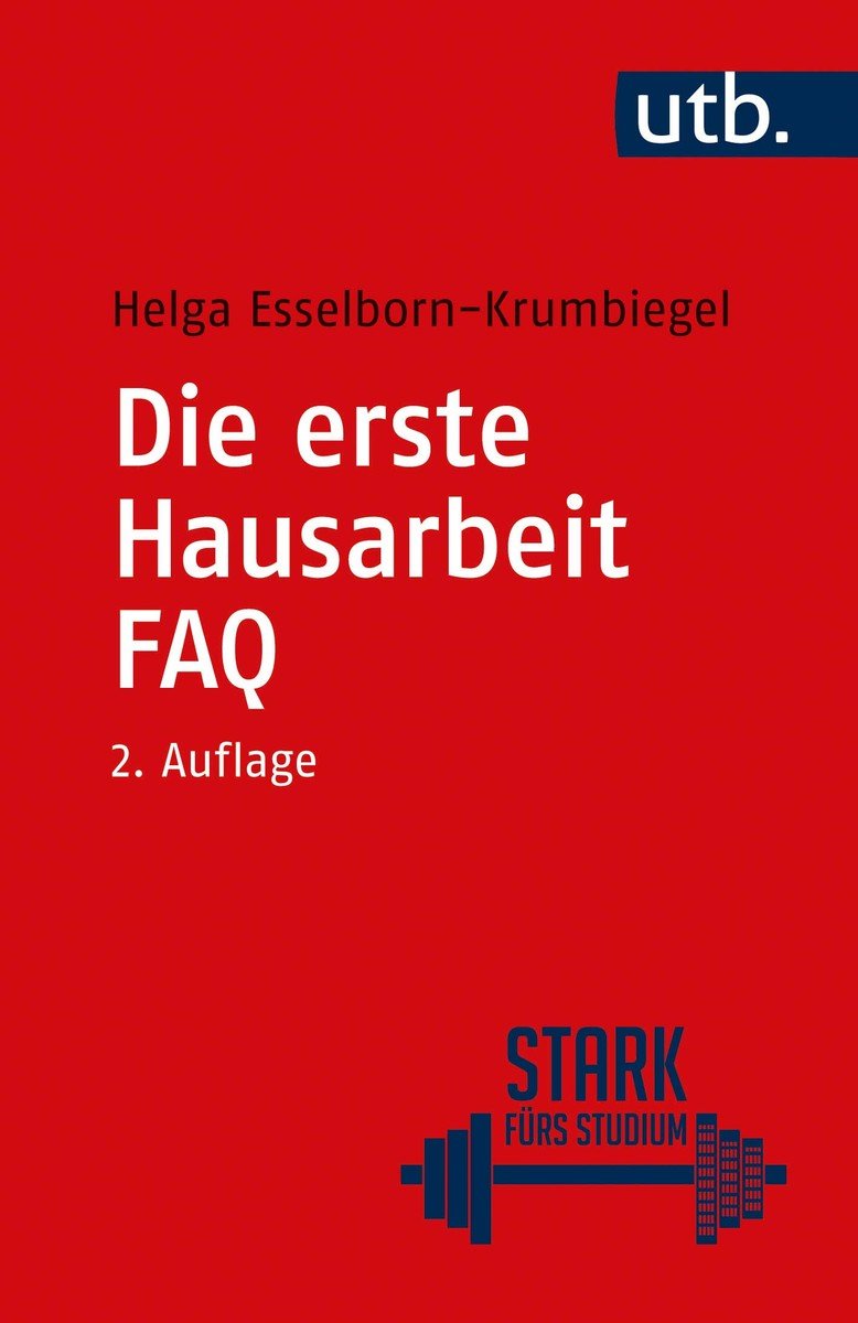 Die erste Hausarbeit - FAQ