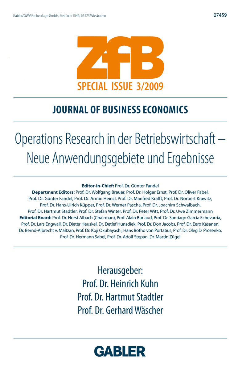 Operations Research in der Betriebswirtschaft