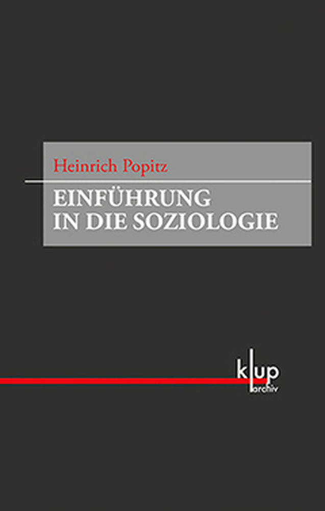 Einführung in die Soziologie