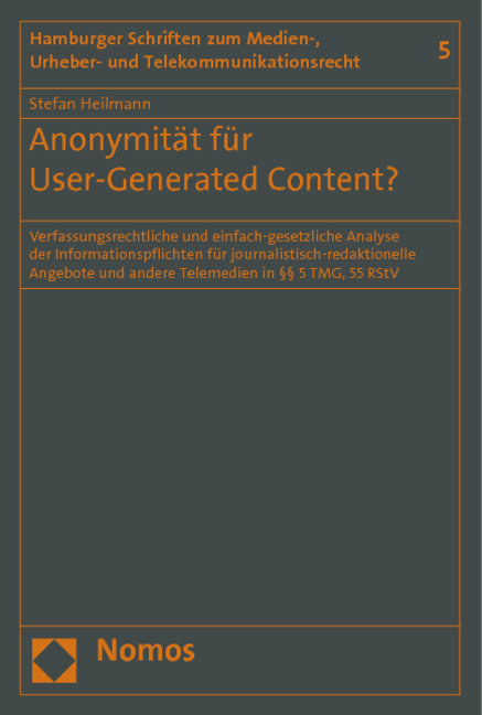 Anonymität für User-Generated Content?