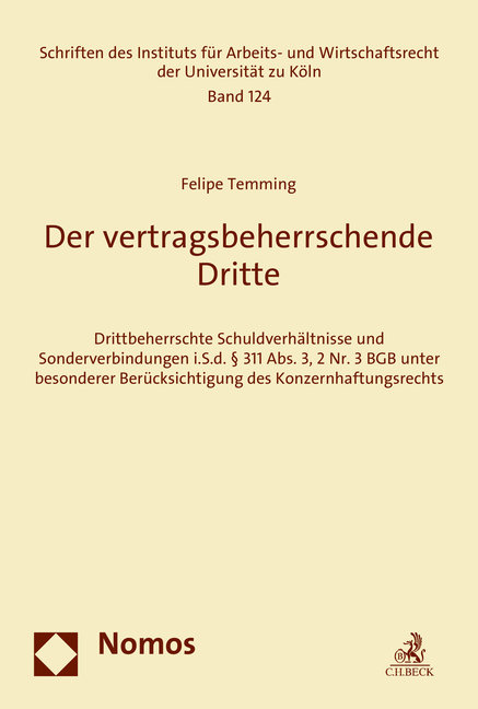 Der vertragsbeherrschende Dritte