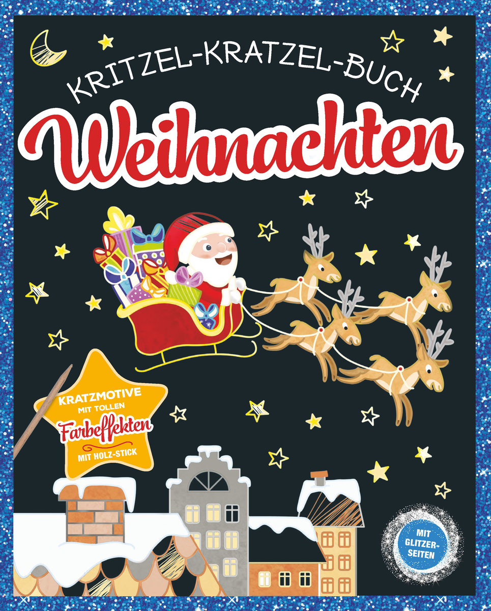 Kritzel-Kratzel-Buch Weihnachten