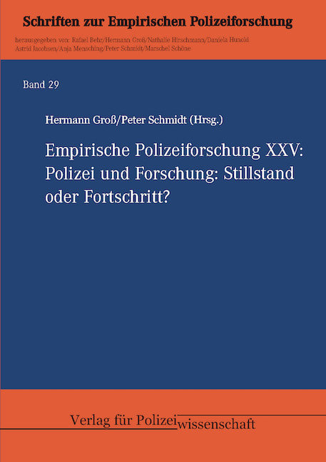 Empirische Polizeiforschung XXV