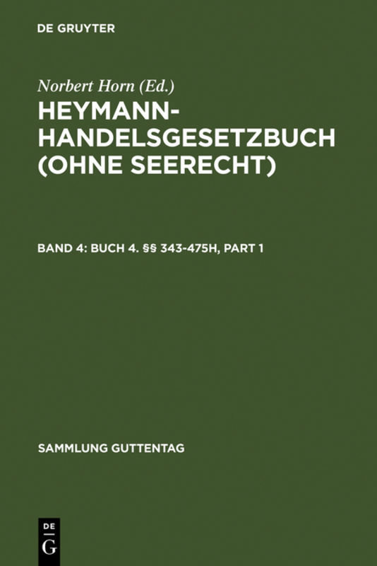 Buch 4. §§ 343-475h