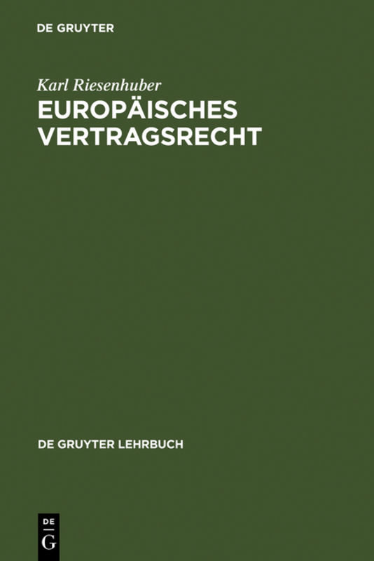 Europäisches Vertragsrecht