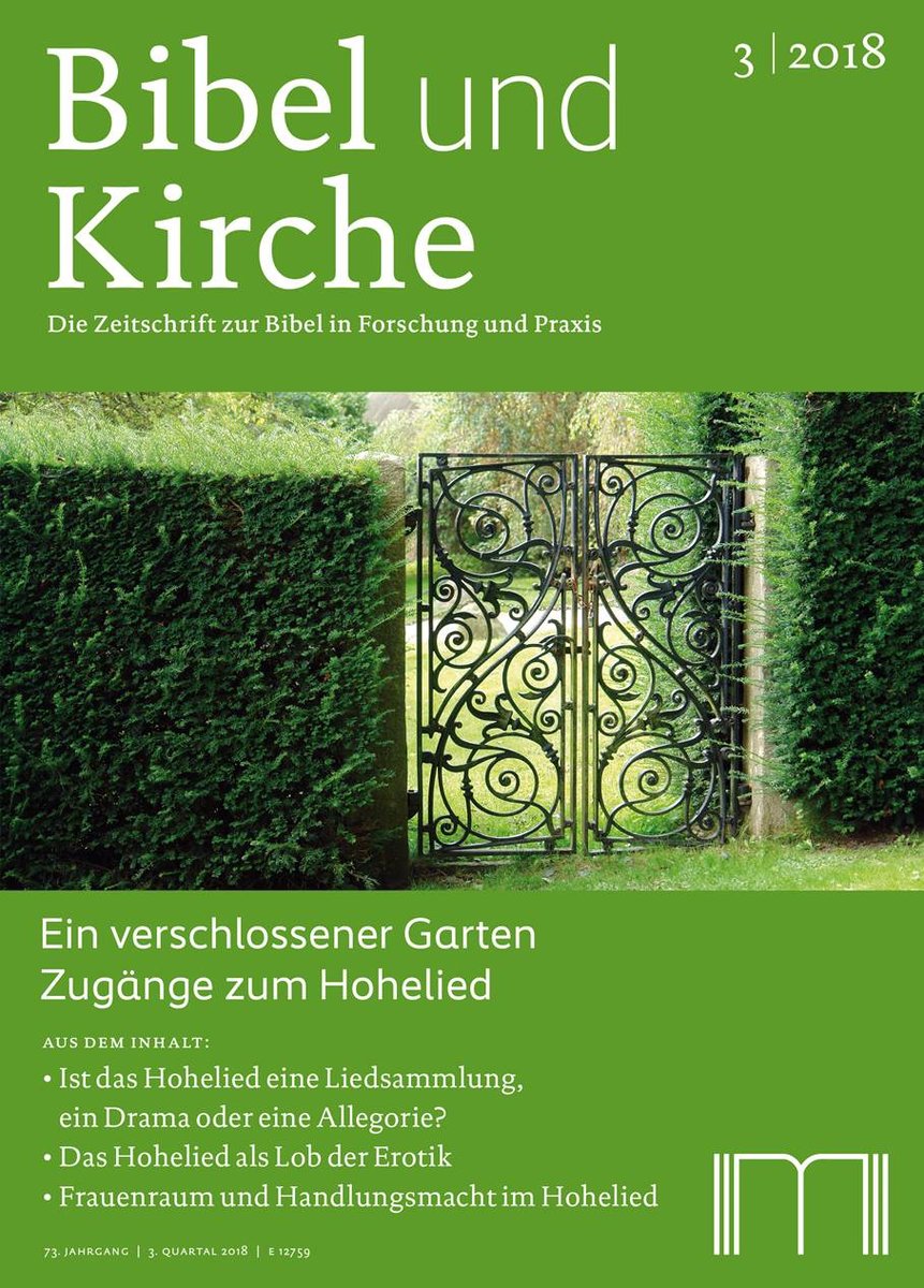 Bibel und Kirche / Zugänge zum Hohelied