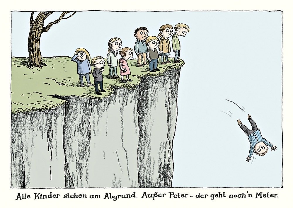 Alle Kinder-Postkartenset Motiv 'Peter'