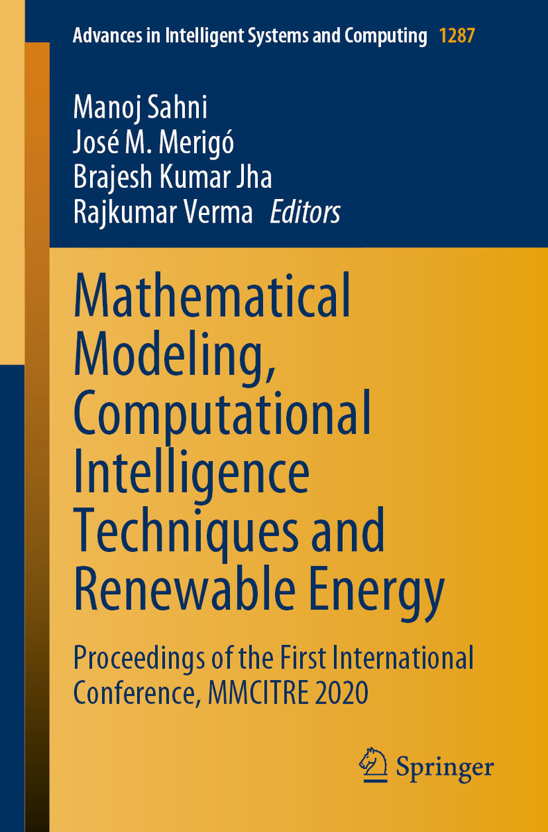 Mathematical Modeling, Computational Intelligence Techniques and Renewable Energy