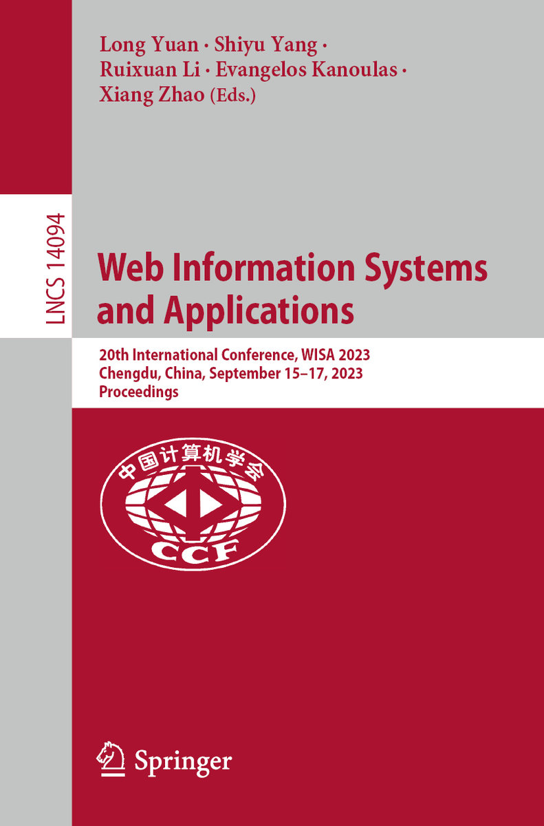 Web Information Systems and Applications