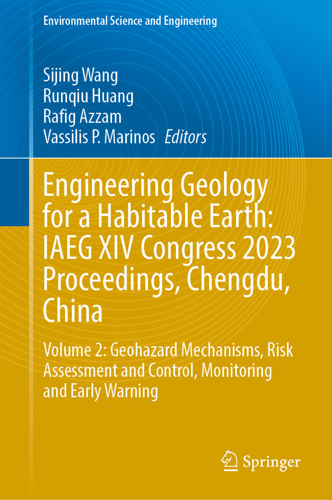 Engineering Geology for a Habitable Earth: Iaeg XIV Congress 2023 Proceedings, Chengdu, China