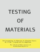 TESTING OF MATERIALS